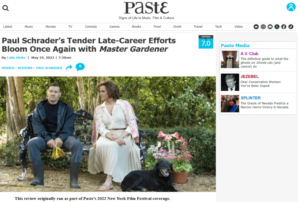 Paste Magazine Review